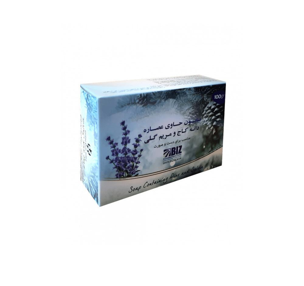 صابون دانه کاج و مریم گلی دکتر بیز