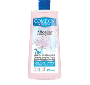 آب پاک کننده آرایش صورت کامان مدل OILY SKIN حجم 400 میلی لیتر