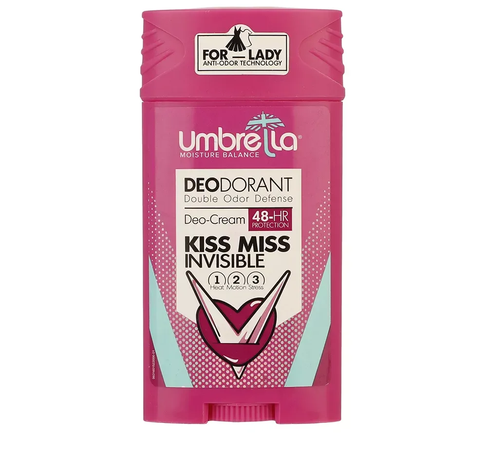 استیک ضد تعریق زنانه آمبرلا مدل Kiss Miss Invisible حجم 90 میلی لیتر