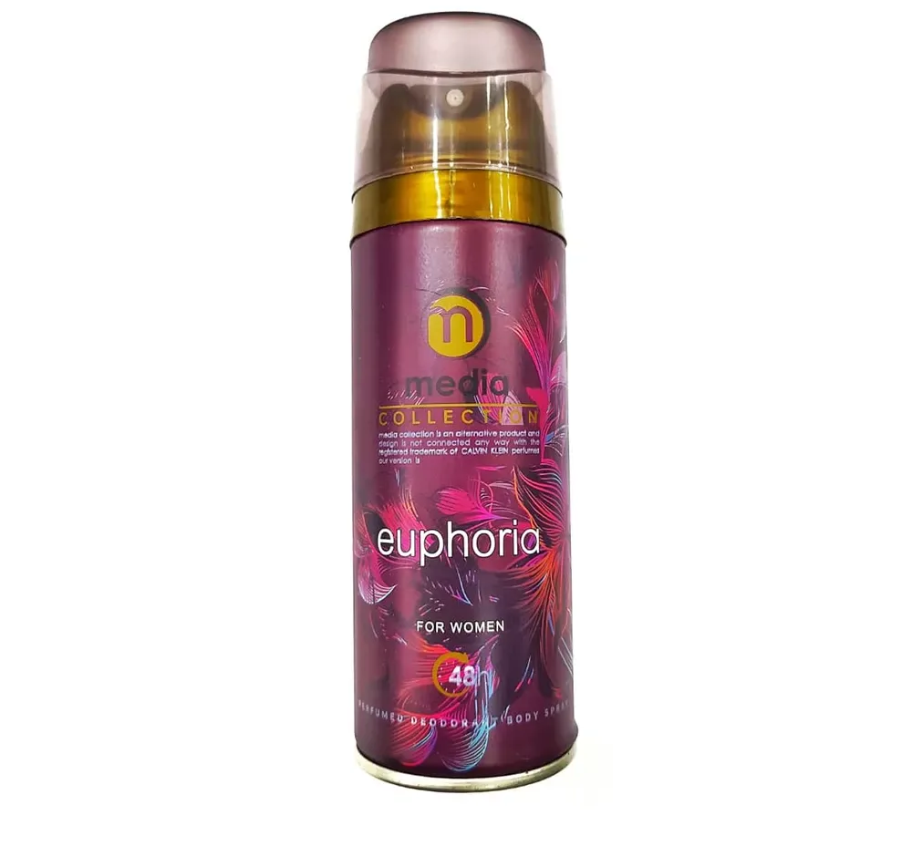 اسپری بدن زنانه مدیا مدل  euphoria حجم 200 میلی لیتر