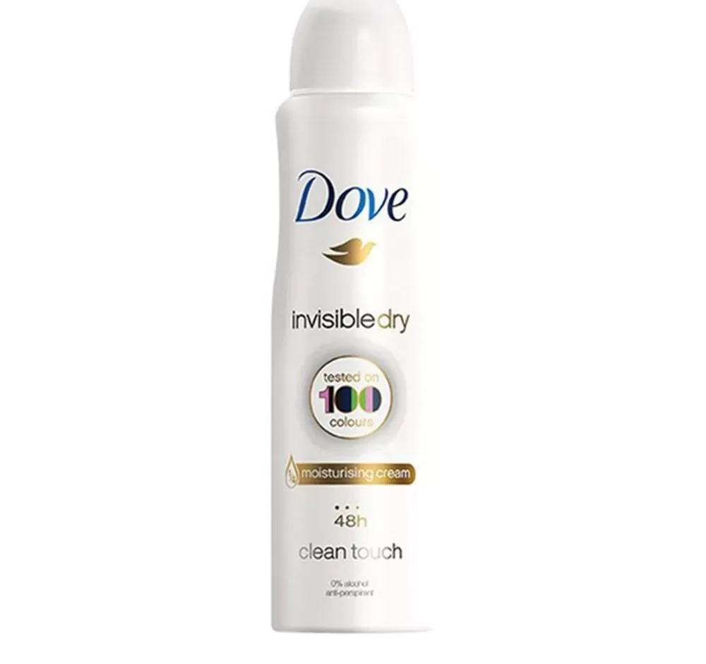 اسپری ضد تعریق زنانه داو Invisble Dry مدل Clean Touch حجم 150 میلی لیتر