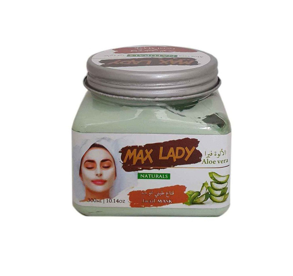 اسکراب شنی صورت و بدن آلوئه‌ورا مکس لیدی حجم 300 میلی لیتر