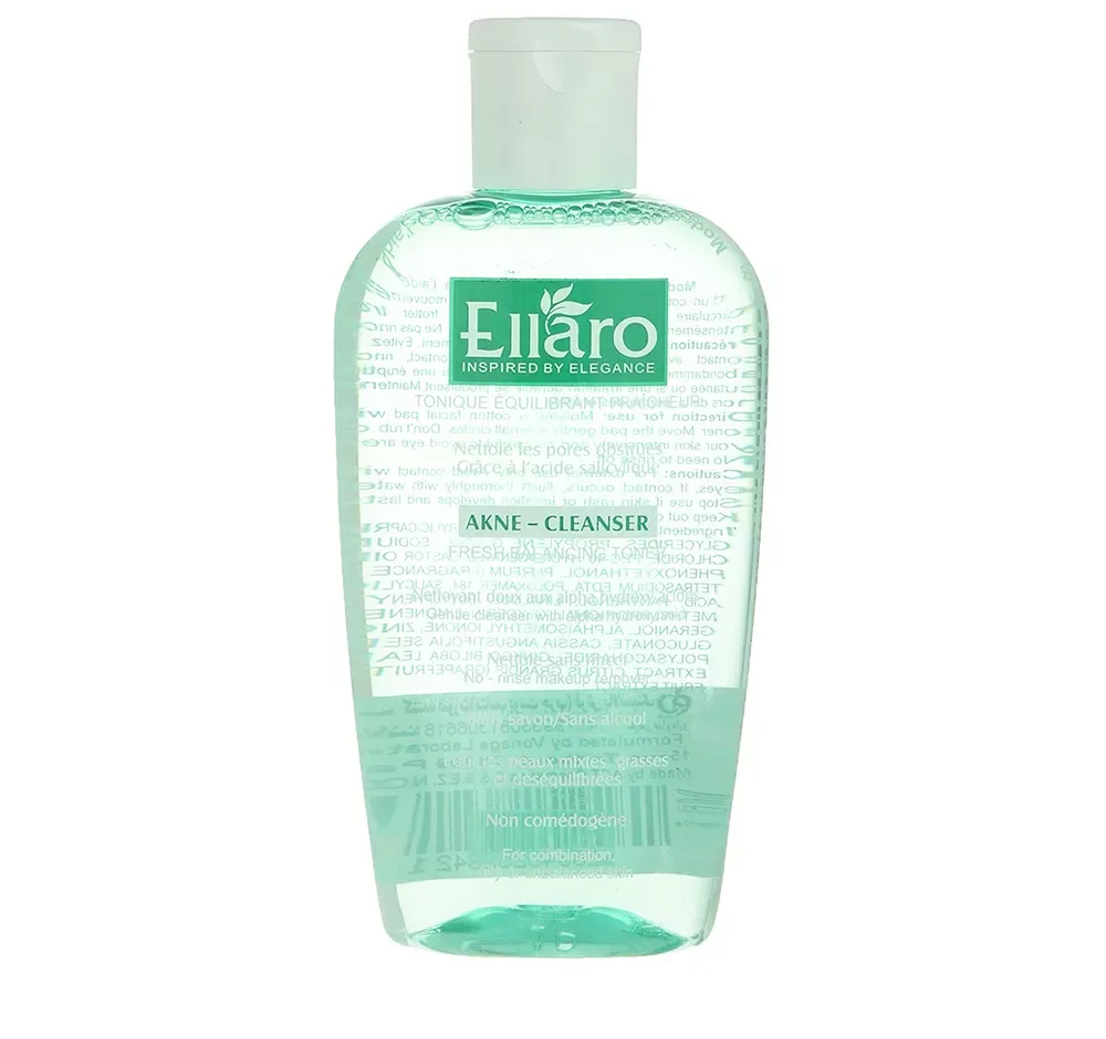 تونر پاک کننده صورت الارو مدل Akne Cleanser تحت لیسانس حجم 200 میلی لیتر