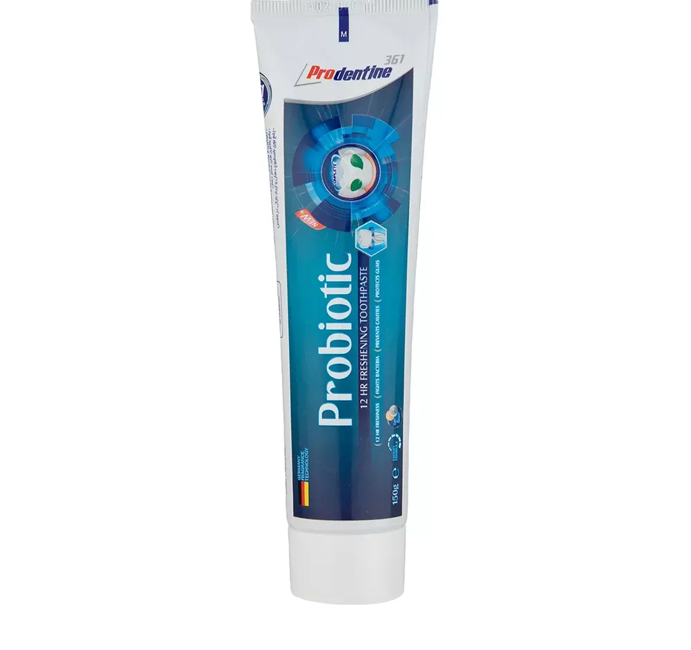 خمیر دندان پرودنتین 361 مدل Probiotic وزن 150 گرم