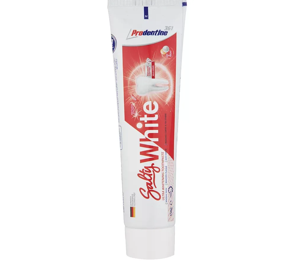 خمیر دندان پرودنتین 361 مدل Salty White وزن 150 گرم