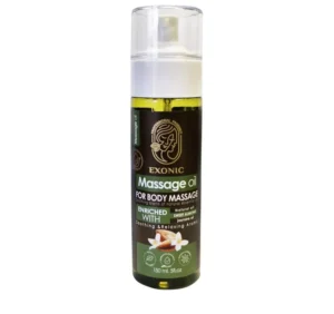 روغن ماساژ بدن اکسونیک حاوی روغن بادام شیرین و روغن یاس حجم 150 میلیلیتر
