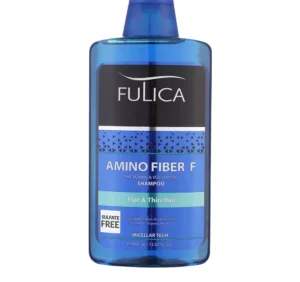 شامپو تقویت‌کننده مو فری سولفات Amino Fiber فولیکا حجم 400 میلی‌لیتر