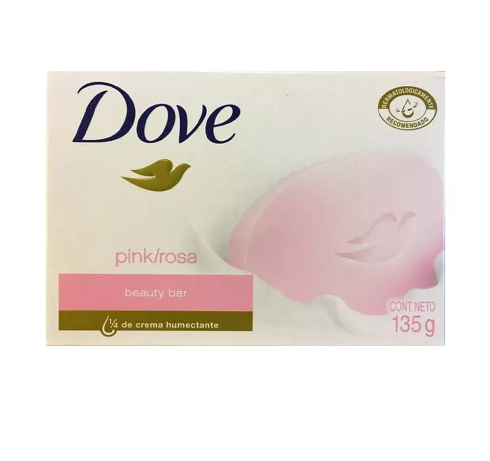 صابون زیبایی داو مدل PINK ROSE وزن 135 گرم