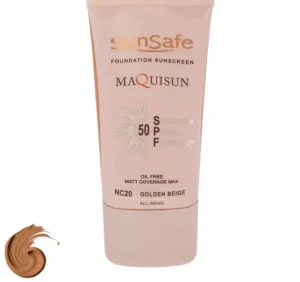 کرم ضدآفتاب رنگی سان‌سیف SPF50 مدل NC20 مناسب انواع پوست، حجم 40 میلی‌لیتر