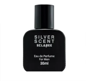 عطر جیبی مردانه اسکلاره مدل Silver Scent با رایحه گرم و تند حجم 35 میلی لیتر