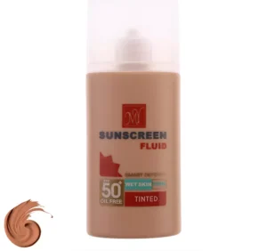 فلوئید ضد آفتاب رنگی مای SPF 50 مدل Smart Defense حاوی محافظ UVA و UVB ‌مناسب انواع پوست حجم 50 میلی‌ لیتر