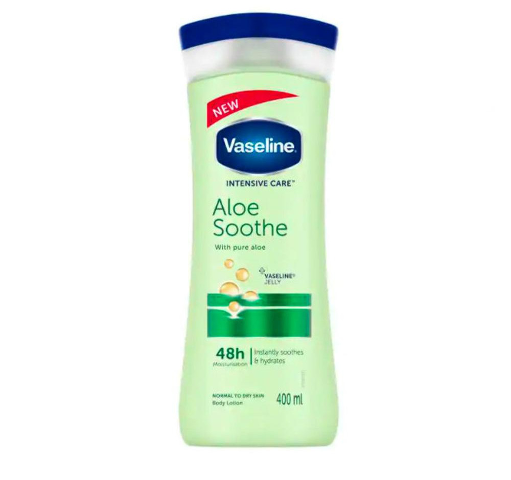 لوسیون بدن وازلین مدل Aloe Soothe حجم 400 میلی لیتر
