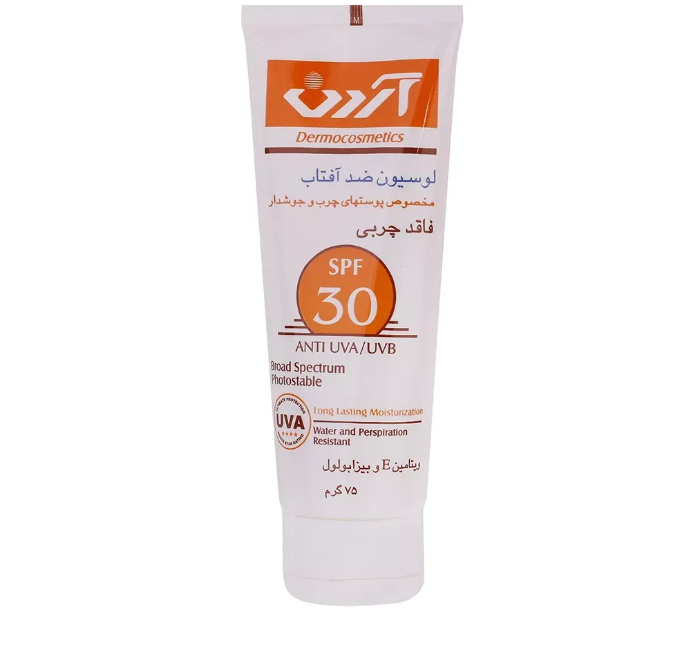 لوسیون ضدآفتاب آردن مدل Oil Free وزن 75 گرم