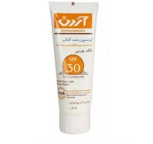 لوسیون ضد آفتاب آردن مدل SPF30 مناسب پوست چرب حجم 75 میلی لیتر