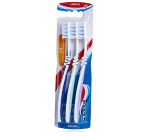 مسواک آکوا فرش مدل FLEX با برس متوسط بسته 3 عددی