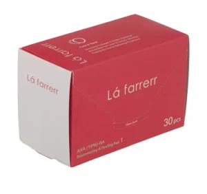 پد جوان کننده و لایه بردار پوست لافارر مدل AHA10% و هیالورونیک اسید بسته 30 عددی