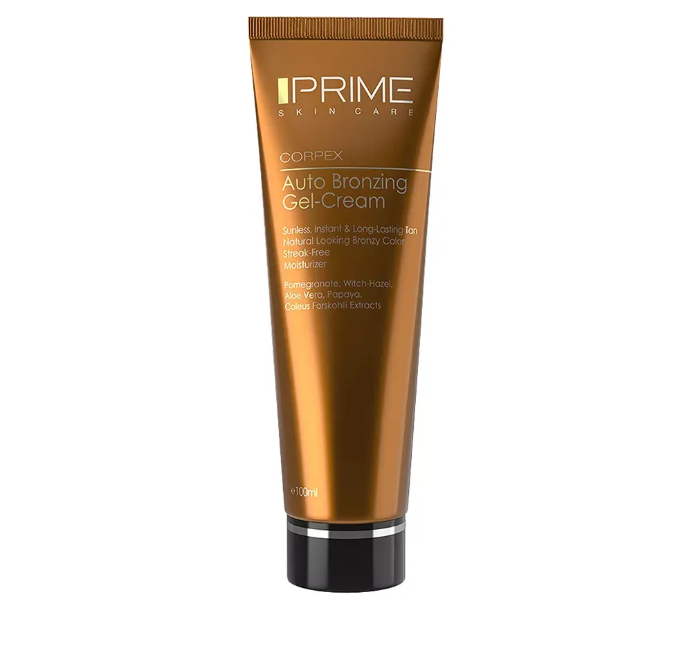 ژل برنز کننده پریم مدل Corpex Auto Bronzing حجم 100 میلی لیتر