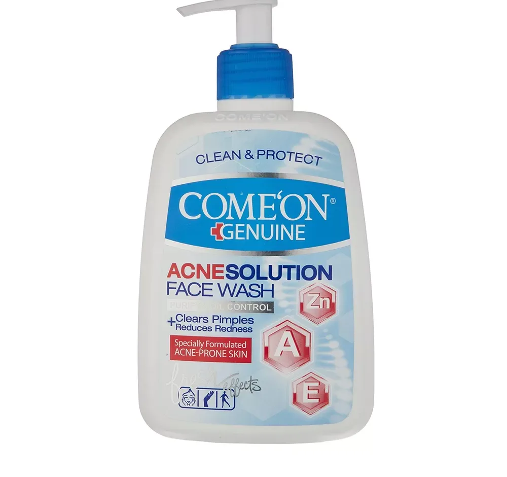 ژل شست‌وشوی صورت کامان مدل Acne Solution حجم 500 میلی‌لیتر