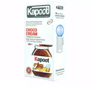 کاندوم تاخیری کاپوت مدل Choco cream بسته 12 عددی