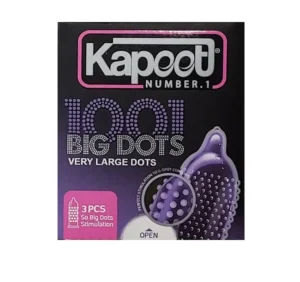 کاندوم کاپوت مدل BIG DOTS بسته 3 عددی