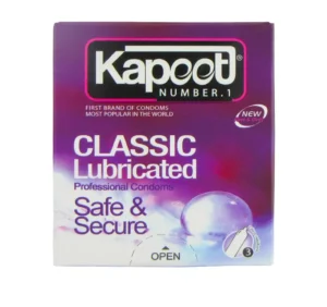 کاندوم کاپوت مدل Classic Lubricated بسته 3 عددی