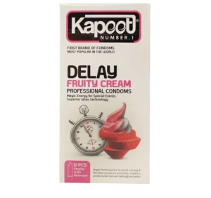 کاندوم کاپوت مدل Delay Fruty Cream بسته 12 عددی