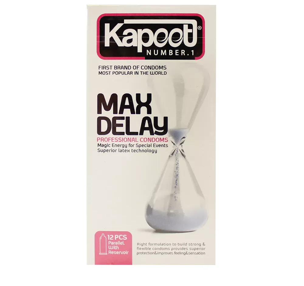 کاندوم کاپوت مدل Max Delay بسته 12 عددی