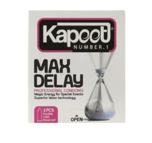 کاندوم کاپوت مدل Max Delay بسته 3 عددی