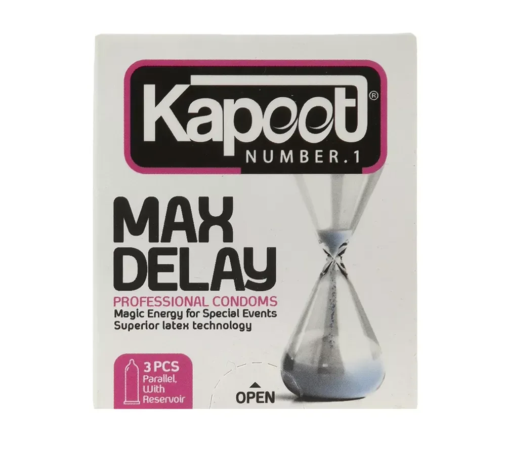 کاندوم کاپوت مدل Max Delay بسته 3 عددی
