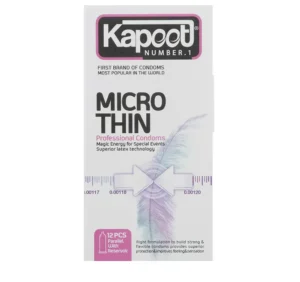 کاندوم کاپوت مدل Micro Thin بسته 12 عددی