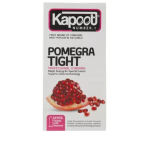 کاندوم کاپوت مدل pomegra tight بسته 12 عددی