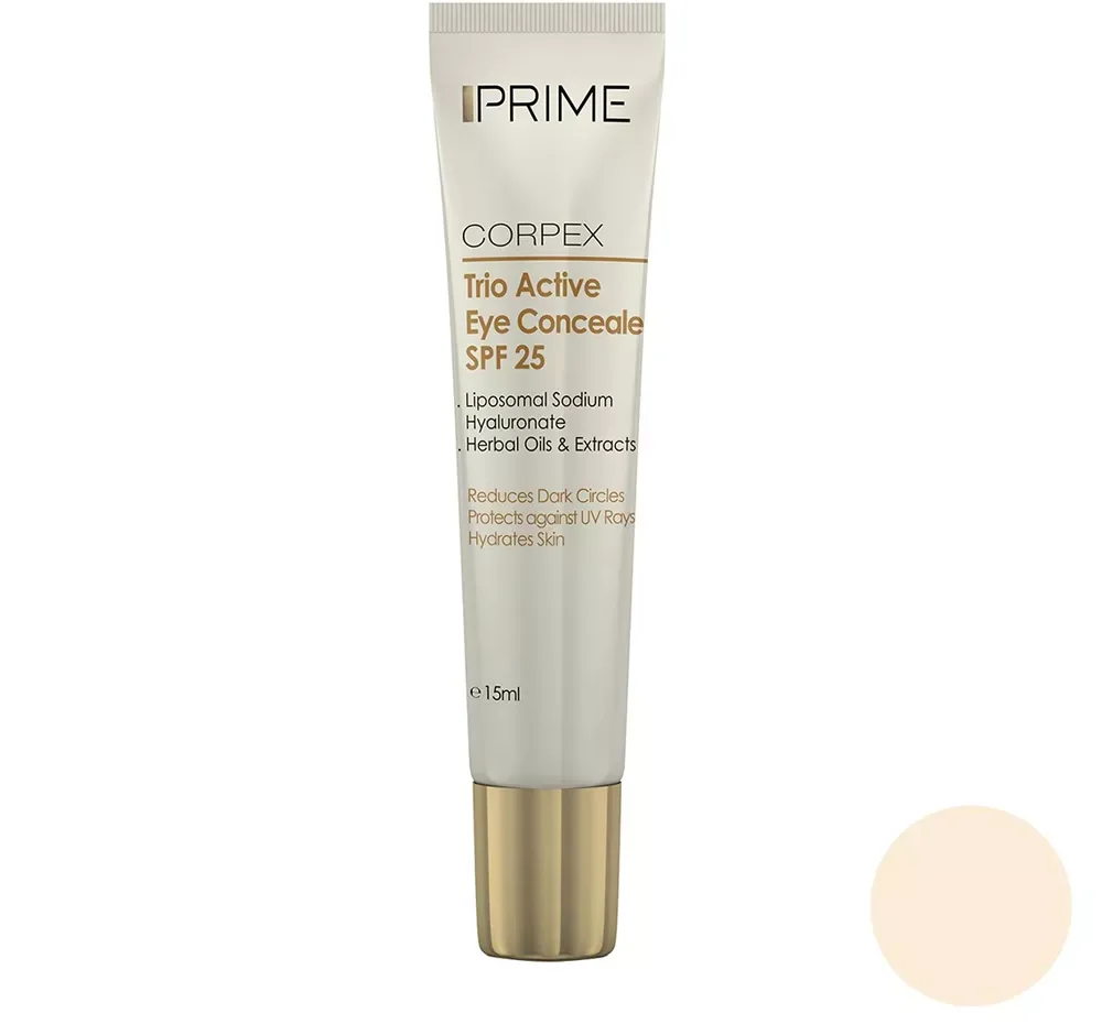کانسیلر پرایم مدل Corpex Trio Active SPF 25 حجم 15 میلی لیتر