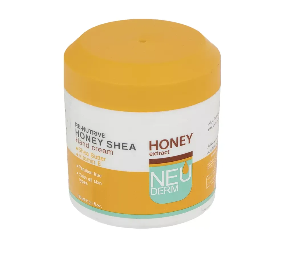 کرم دست نئودرم مدل Honey Shea حجم 150 میلی‌لیتر