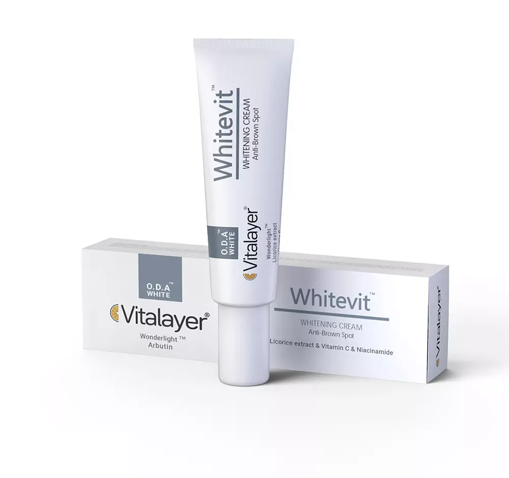 کرم ضد لک و روشن کننده ویتالیر مدل Whitevit حجم 30 میلی لیتر