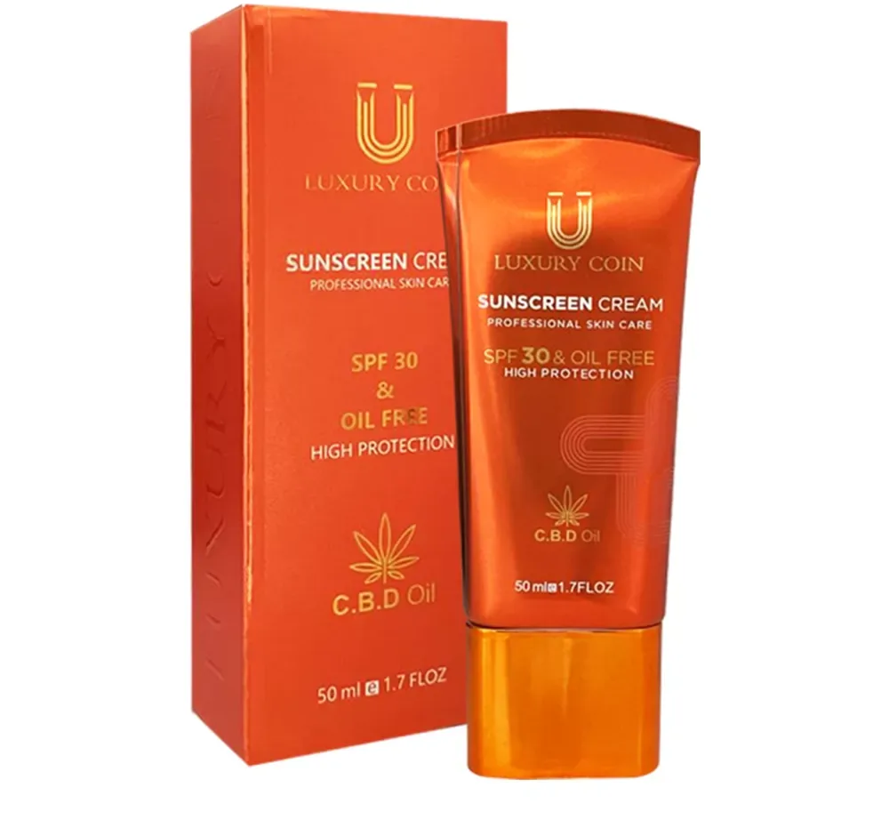 کرم ضد آفتاب SPF 30 لاکچری کوین حجم 50 میلی لیتر
