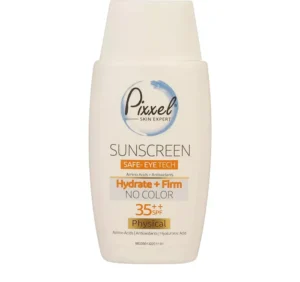 کرم ضد آفتاب بدون رنگ پیکسل SPF35 ‌مدل Physical مناسب انواع پوست‌ حجم 50 میلی‌لیتر