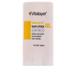کرم ضد آفتاب بی‌رنگ صورت و بدن ویتالیر SPF 50 مدل Vitamin C ‌محافظ در برابر UVA و UVB مناسب برای انواع پوست حجم 20 میلی‌ لیتر