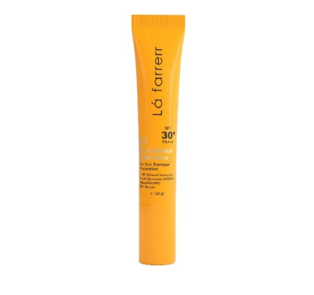 کرم ضد آفتاب دور چشم بی رنگ 30 SPF مینرال لافارر حجم 15 میلی‌لیتر