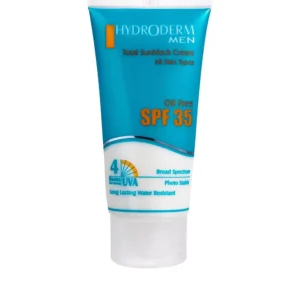 کرم ضد آفتاب آقایان هیدرودرم SPF35 حجم ۵۰ میلی لیتر