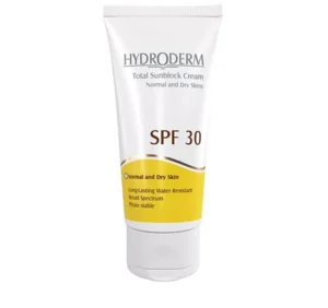 کرم ضد آفتاب هیدرودرم مدل total حجم 50 میلی لیتر