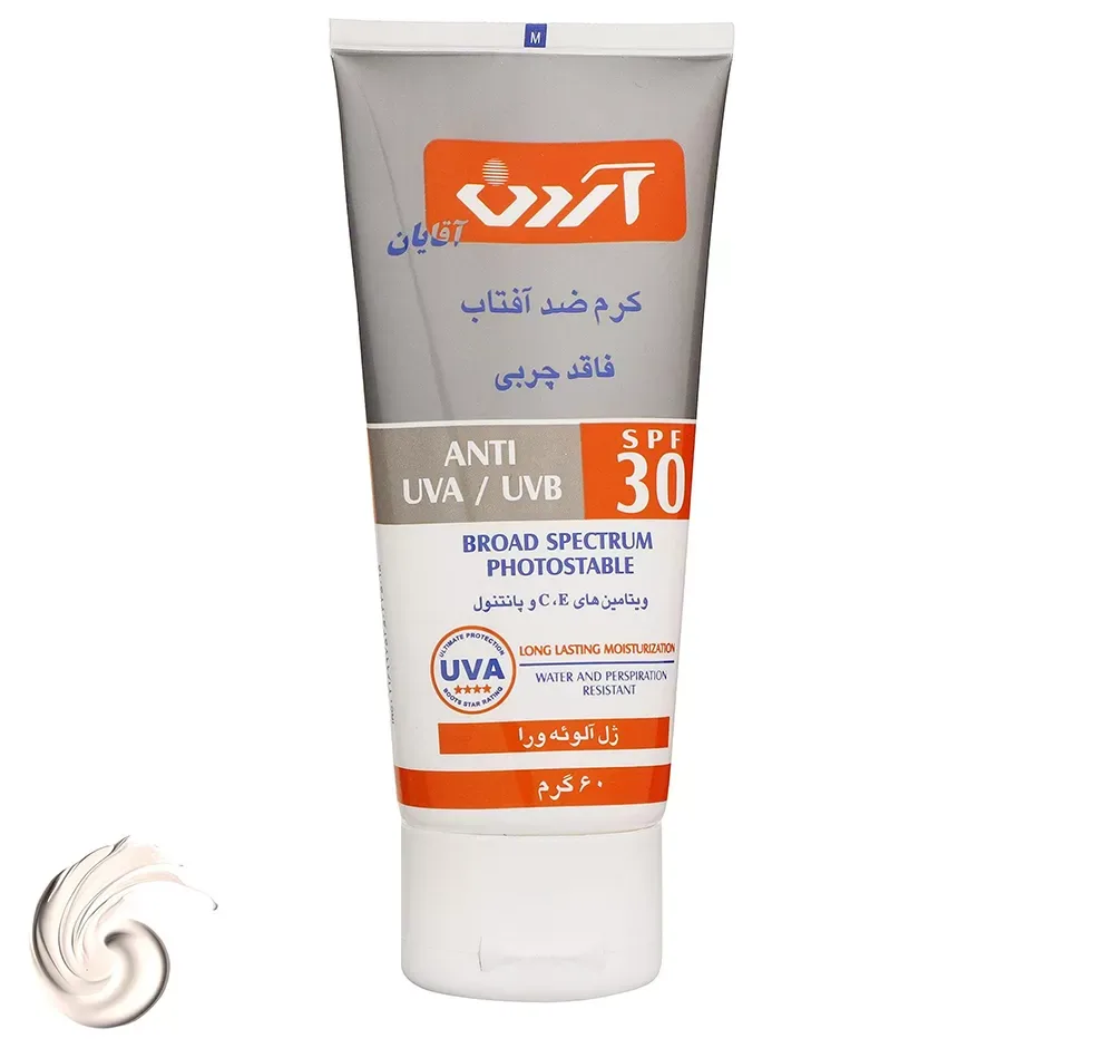 کرم ضدآفتاب آقایان آردن SPF30 وزن 60 گرم