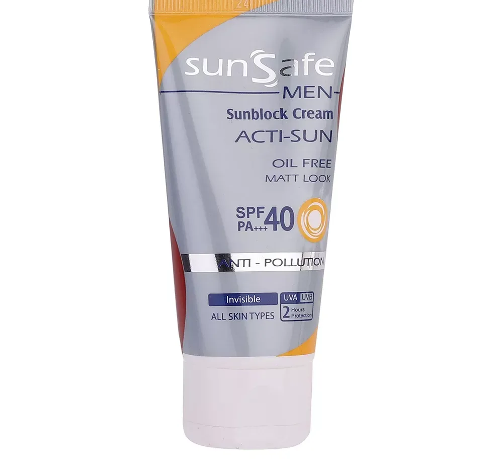 کرم ضدآفتاب آقایان سان‌سیف SPF40