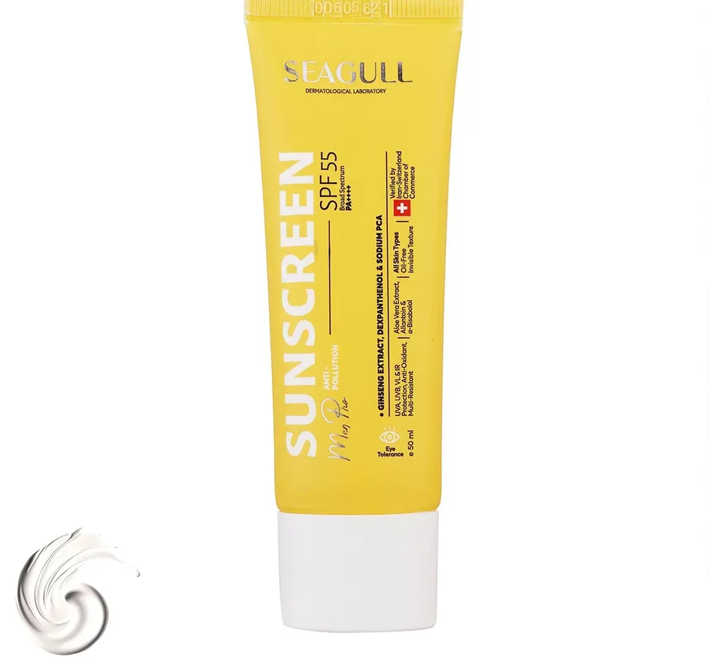 کرم ضد آفتاب آقایان سی گل مدل SPF55 حجم 50 میلی‌لیتر