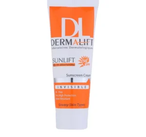 کرم ضدآفتاب بی‌رنگ درمالیفت مدل SPF50 مناسب پوست‌ چرب حجم 40 میلی‌لیتر