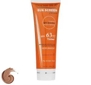 کرم ضدآفتاب رنگی دکتر ژیلا SPF63 مدل DJ3 وزن 50 گرم