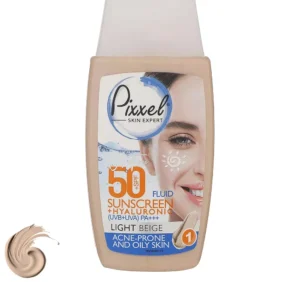 کرم ضد آفتاب رنگی پوست‌ چرب پیکسل 50 SPFمدل LIGHT BEIGE حجم 50 میلی‌لیتر