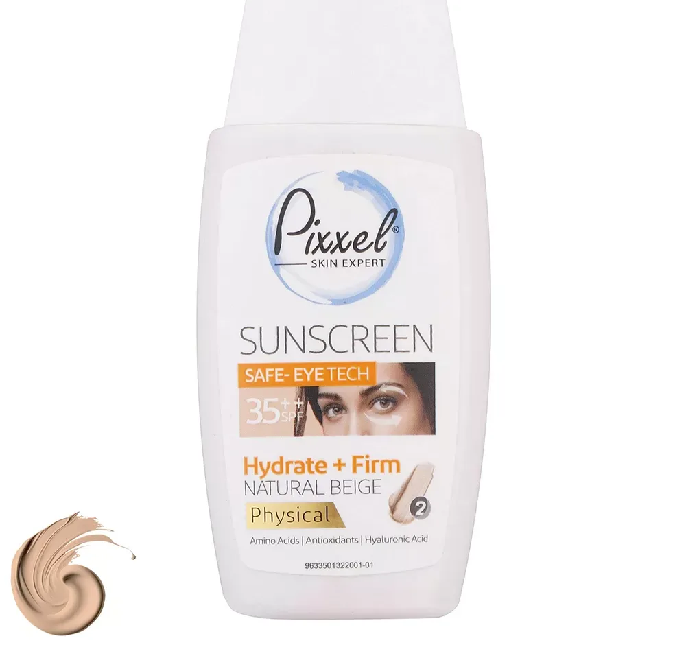 کرم ضدآفتاب رنگی پیکسل SPF35 مدل physical ‌مناسب انواع پوست، حجم 50 میلی‌لیتر