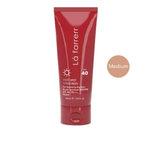 کرم ضدآفتاب و ضدلک رنگی لافارر مدل SPF40-Medium، مناسب پوست‌های خشک و معمولی، حجم 40 میلی‌لیتر