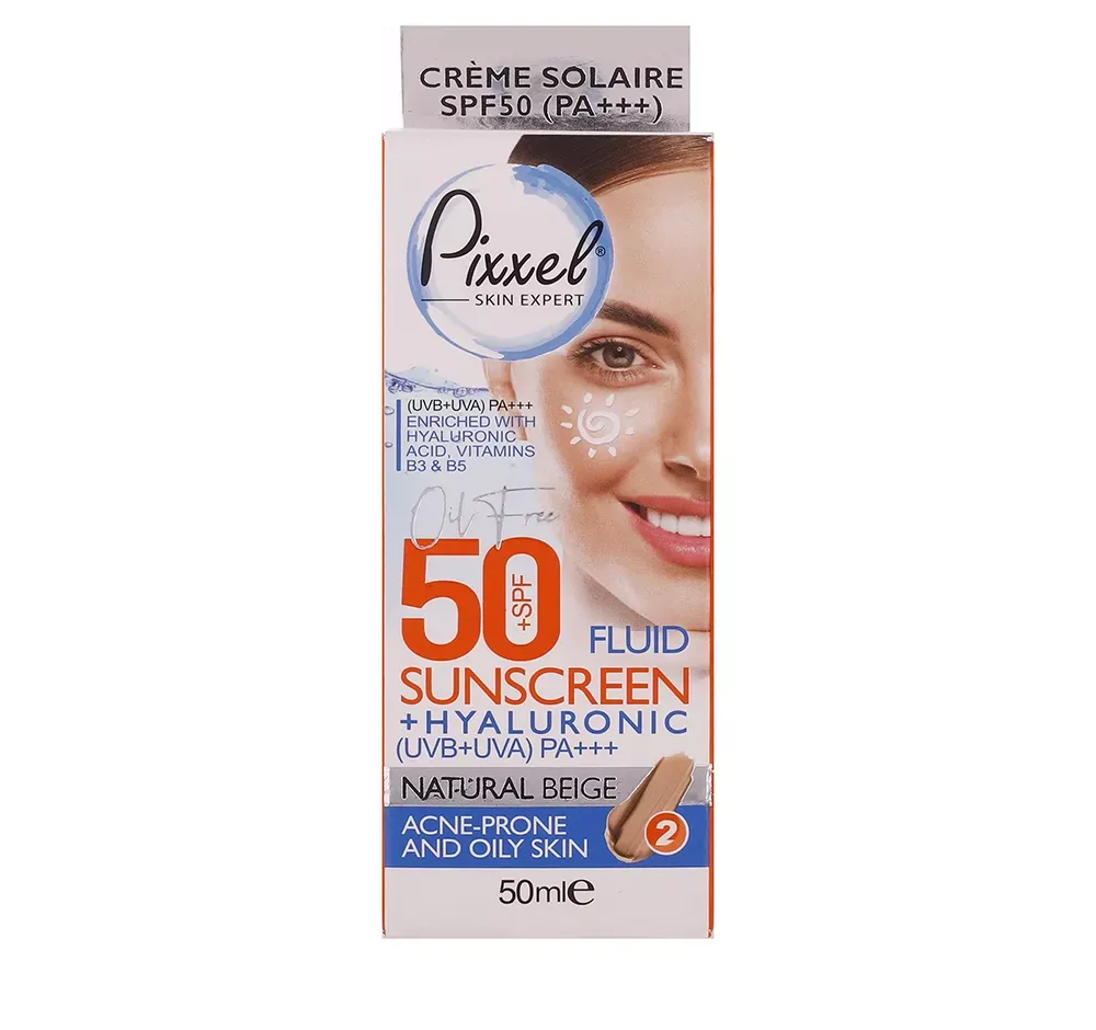 کرم ضدآفتاب پیکسل مدل Natural BEIGE، حجم 50 میلی‌لیتر