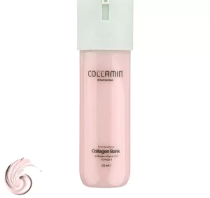 کرم مرطوب کننده صورت و گردن کلامین مدل collagen bank مناسب انواع پوست حجم 125 میلی لیتر
